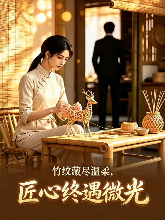 竹纹藏尽温柔，匠心终遇微光